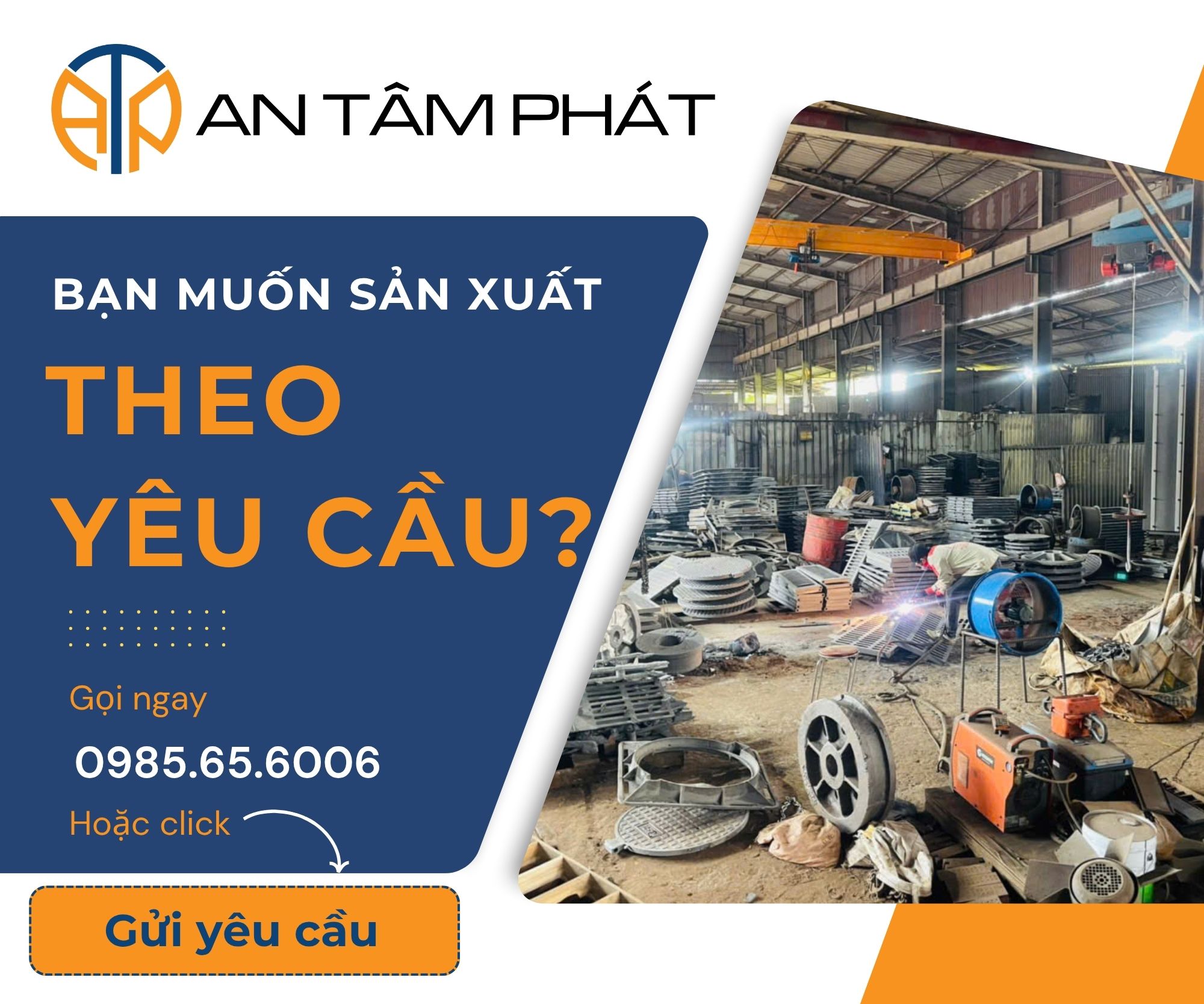 An Tâm Phát - Nhận Sản Xuất Nắp Hố Ga, Song Chắn Rác Theo Yêu Cầu