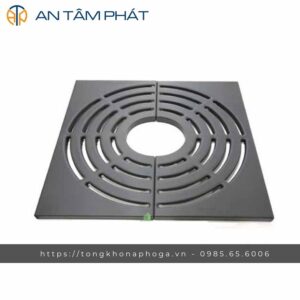 Ghi bảo vệ gốc cây Composite khung vuông